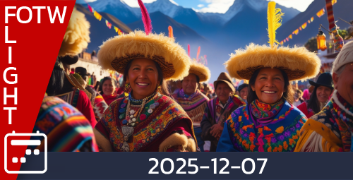 Flight of the Week - December 7, 2025 awarded on 2025-12-11