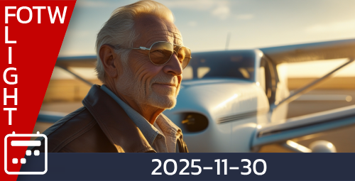 Flight of the Week - November 30, 2025 awarded on 2025-12-05