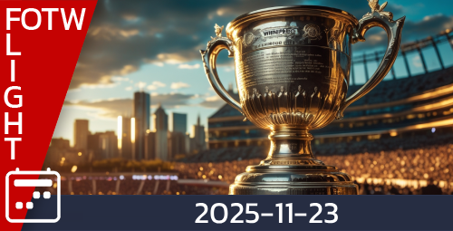 Flight of the Week - November 23, 2025 awarded on 2025-11-24