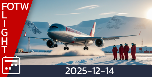 Flight of the Week - December 14, 2025 awarded on 2025-12-15