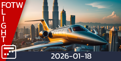 Flight of the Week - January 18, 2026 awarded on 2026-01-24