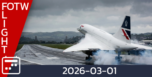 Flight of the Week - March 1, 2026 awarded on 2026-03-07