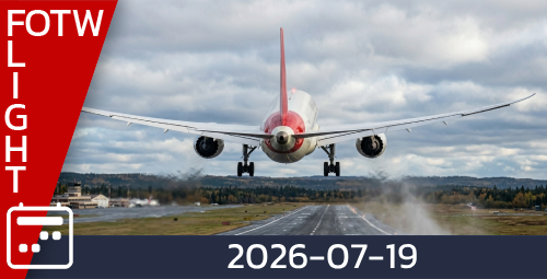 Flight of the Week - July 19, 2026 awarded on 2026-07-24