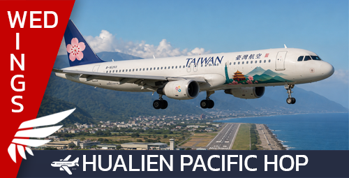 Wednesday Wings - Bicol to Hualien Pacific Hop awarded on 2026-07-29