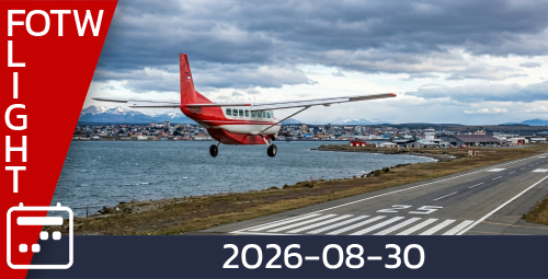 Flight of the Week - August 30, 2026 awarded on 2026-08-30
