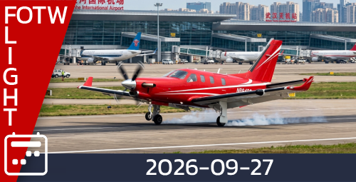 Flight of the Week - September 27, 2026 awarded on 2026-09-27